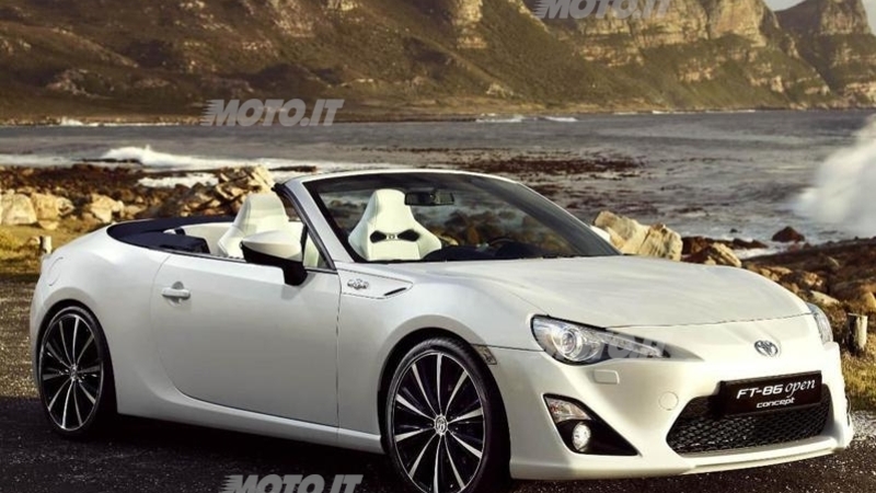 Toyota FT-86 Open: il concept della GT86 cabrio debutta a Ginevra