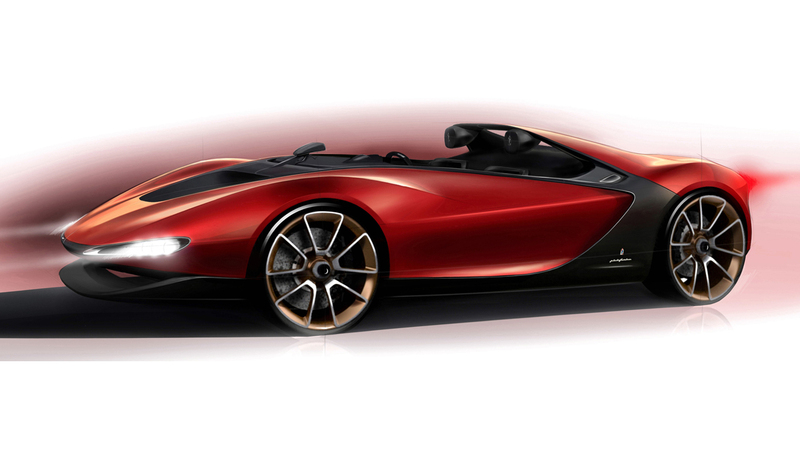 Pininfarina Sergio: svelate le forme dal primo disegno ufficiale