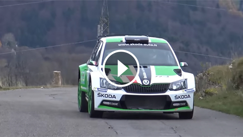 CIR, la Skoda Fabia R5 di Scandola in azione [Video]