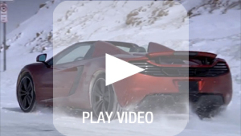 Chanelle Sladics vs Rhys Millen: meglio lo snowboard o la McLaren MP4-12C?