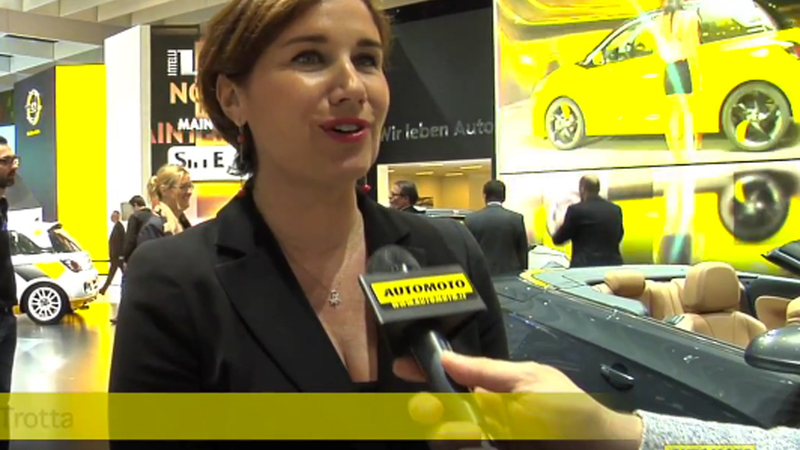 Opel - Salone di Ginevra 2013 - Intervista a Paola Trotta - Automoto.it