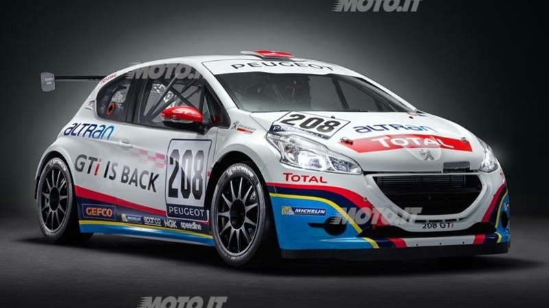 Peugeot Sport: ecco la 208 GTi per la 24 Ore del N&uuml;rburgring 2013