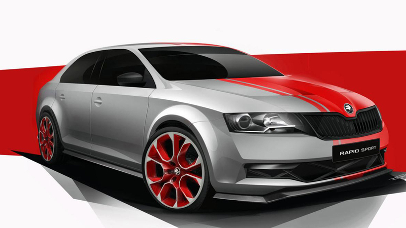 Skoda Rapid Sport concept: il teaser