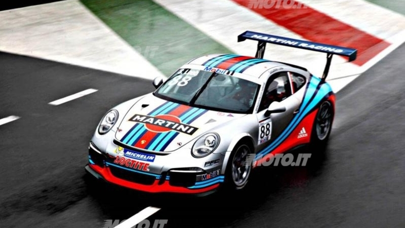 Porsche: colorazione Martini Racing per la 911 GT3 Cup di Loeb