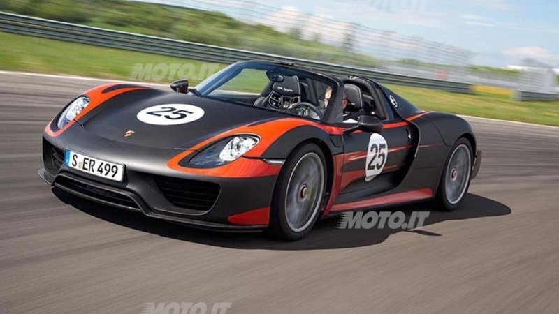 Porsche 918 Spyder: i dati ufficiali