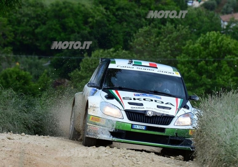 CIR 2013. Rally Adriatico. Umberto Scandola &ldquo;Extra&hellip; Terrestre&rdquo; nel prologo-spettacolo