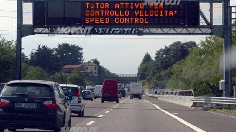 In autostrada Tutor sempre attivi