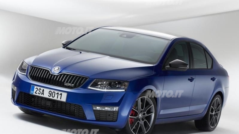 Skoda Octavia RS: le prime immagini