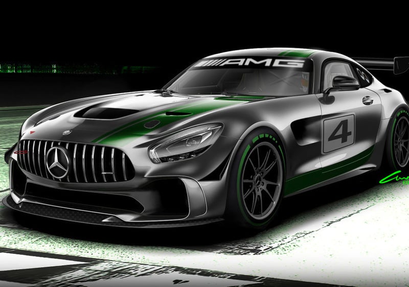 Mercedes AMG GT4, la GT R da corsa