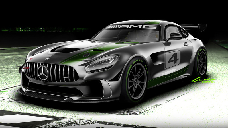 Mercedes AMG GT4, la GT R da corsa