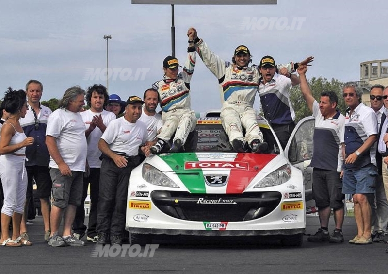 CIR 2013. Costa Smeralda. Paolo Andreucci, Anna Andreussi  e Peugeot 207 S2000 Overall