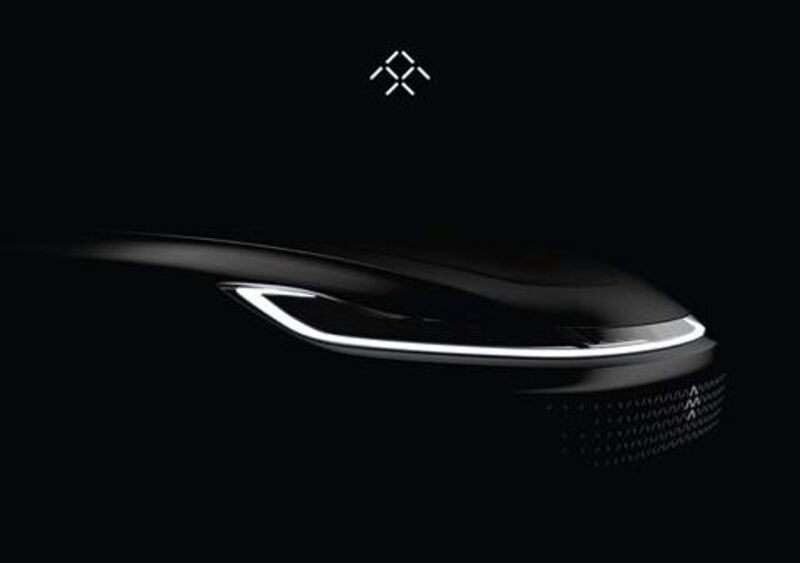 Faraday Future, ecco il teaser della vettura elettrica