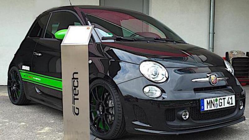 G-Tech 500 Evo 350 Hybrid, Abarth 595 diventa ibrida e 4x4