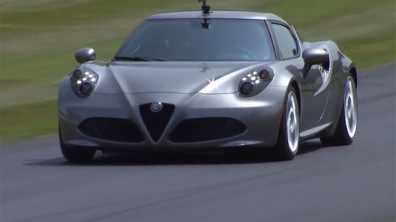 Alfa Romeo 4C: eccola in azione a Goodwood - Video