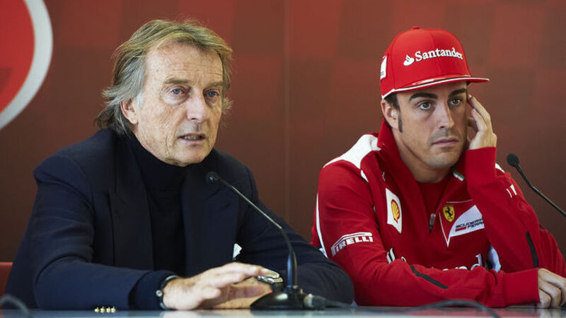 Montezemolo rimprovera Alonso ma chiede alla squadra una Ferrari competitiva