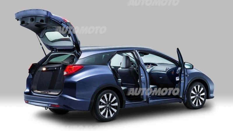 Honda Civic Tourer: prime immagini ufficiali