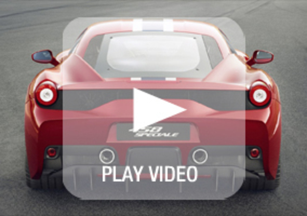 Ferrari 458 Speciale: i dettagli di stile e il sound nel primo video ufficiale