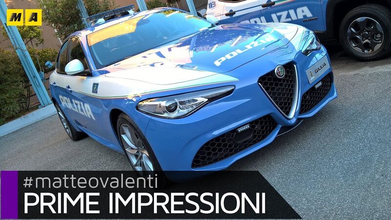 Alfa Romeo Giulia Veloce Q4, la nuova Pantera della Polizia [Video]