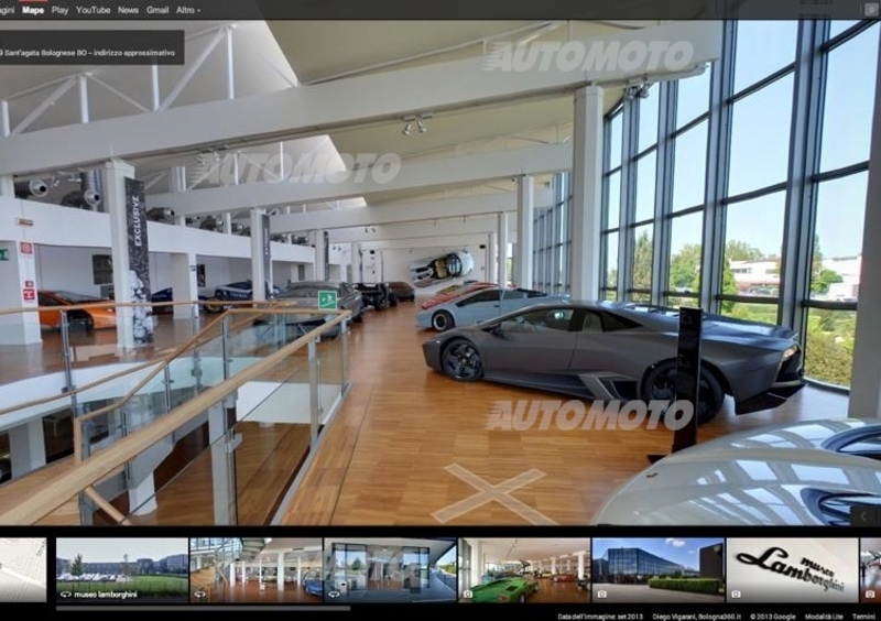 Lamborghini: il museo è ora visitabile anche con Google Street View