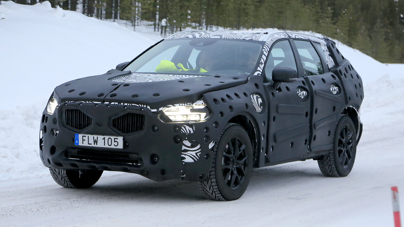 Volvo XC60 spy shots from Sweden: XC90 inspired