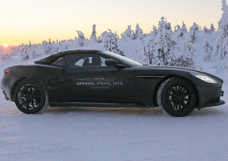 Aston Martin DB11 Volante: nuove immagini spia