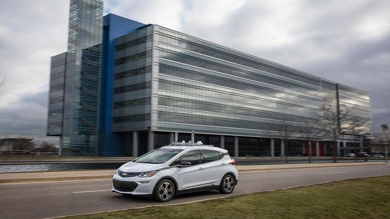 General Motors, test in Michigan per Chevrolet Bolt autonome 
