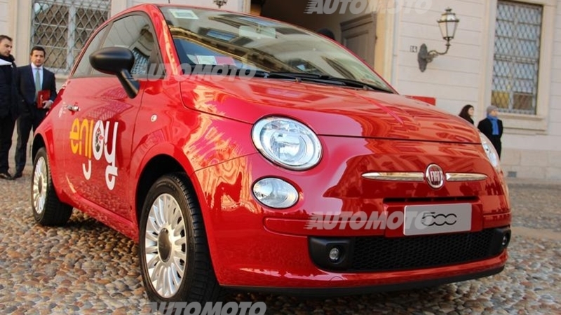 Enjoy: a Milano il nuovo car sharing di Eni con Fiat 500 e 500L