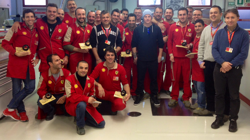 Ferrari: Kimi Raikkonen per la prima volta di nuovo a Maranello