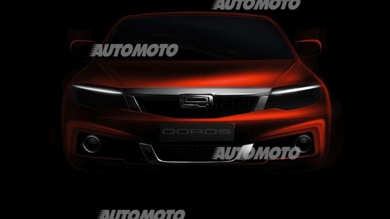 Qoros: primi teaser di un nuovo modello