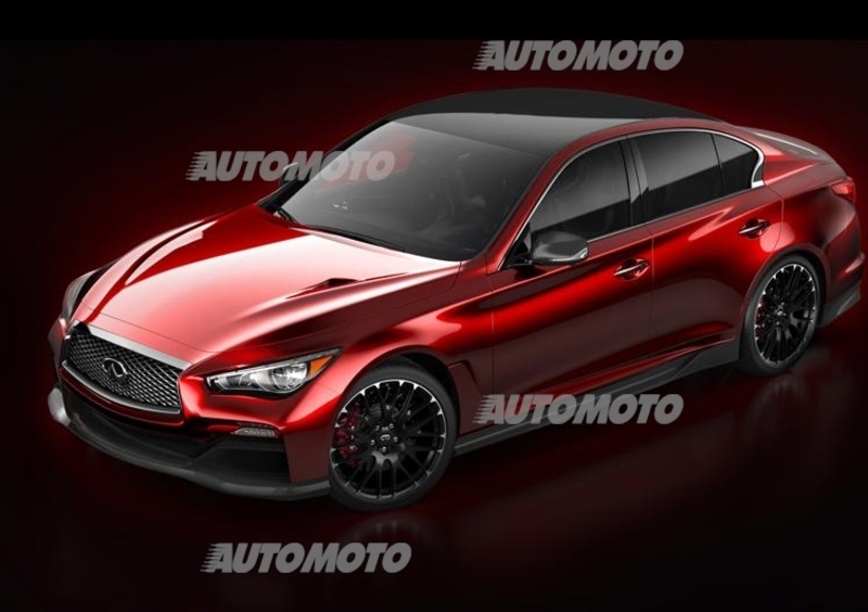 Infiniti Q50 Eau Rouge concept: le prime immagini