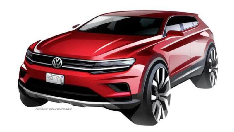 Volkswagen Tiguan Allspace in arrivo al Salone di Detroit 2017