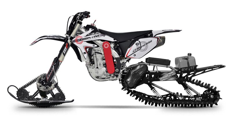 Christini AWD II-Track. Enduro pi&ugrave; snow-bike