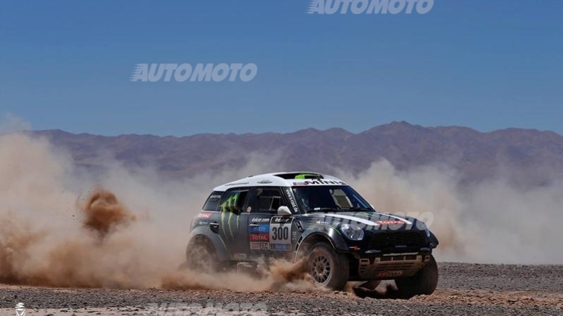 Dakar 2014, tappa 9. Terza vittoria di Peterhansel (Mini All4), ora pi&ugrave; vicino a Roma