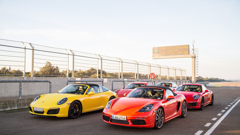 Test Porsche. Nard&ograve; Technical Center 