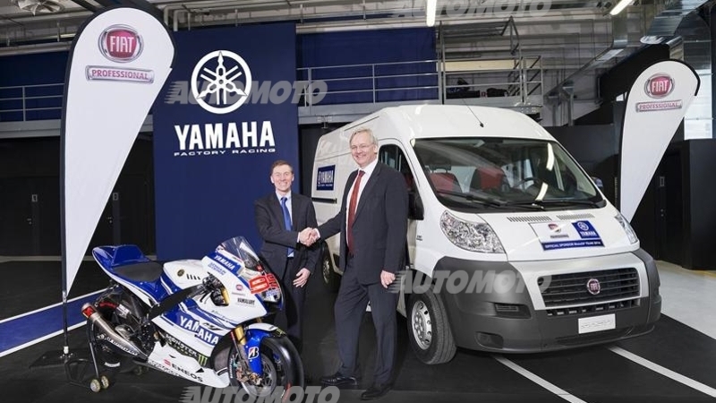 Fiat Professional sponsor del Team Yamaha Factory MotoGP