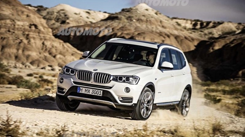 BMW X3 restyling: nuove soluzioni stilistiche e un 2.0 diesel di ultima generazione