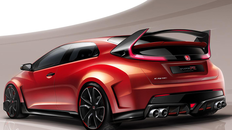 Nuova Honda Civic Type R concept