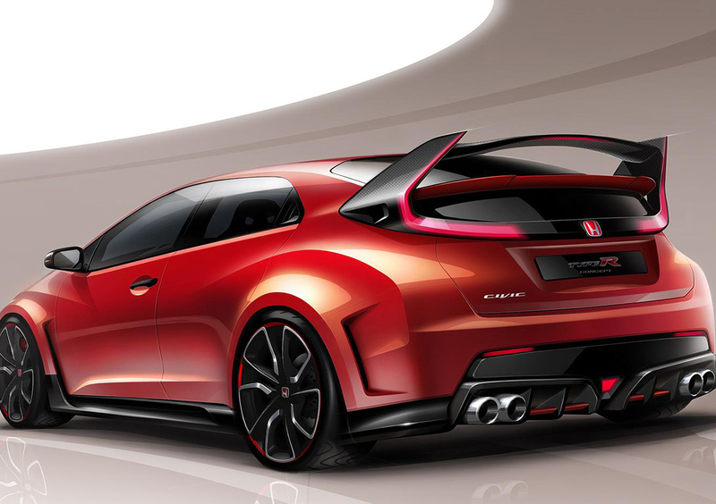 Nuova Honda Civic Type R concept