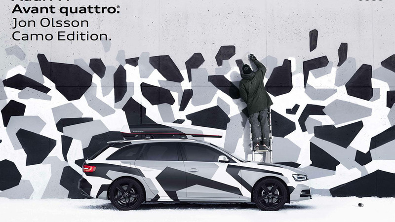 Audi A4 Avant Jon Olsson Camo Edition: solo per la Svezia