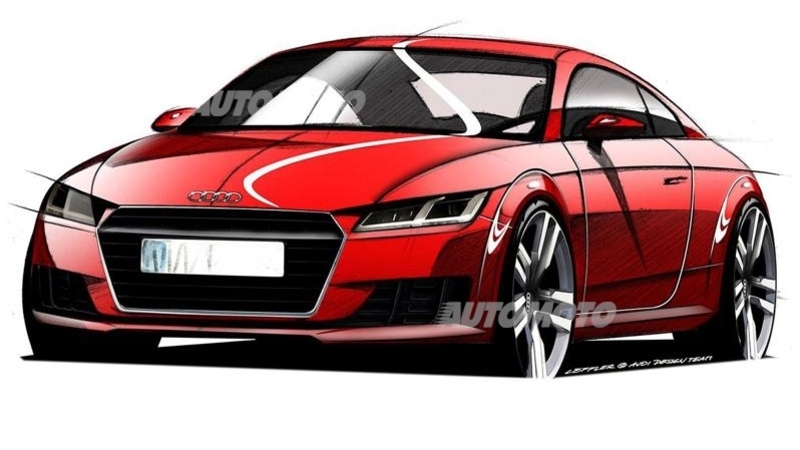 Nuova Audi TT: i primi disegni ufficiali