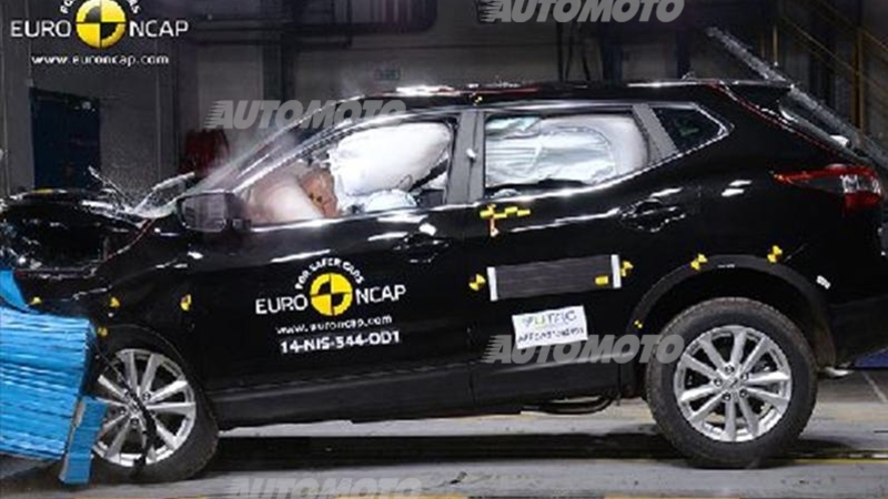 Nuovo Nissan Qashqai: 5 stelle Euro NCAP