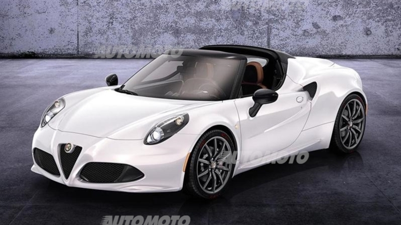 Alfa Romeo 4C Spider: eccola in versione semi-definitiva