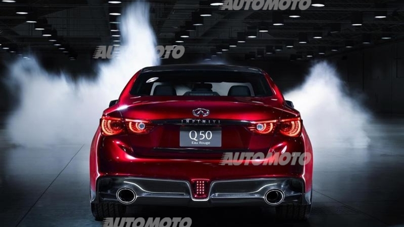 Infiniti Q50 Eau Rouge concept: ecco il nuovo V6 biturbo da 568 CV