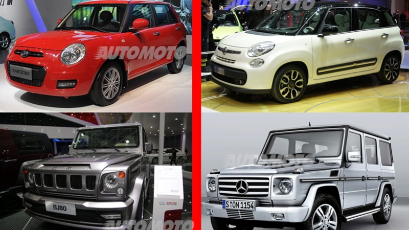 Salone di Pechino: arrivano i cloni cinesi di Fiat 500L e Mercedes Classe G