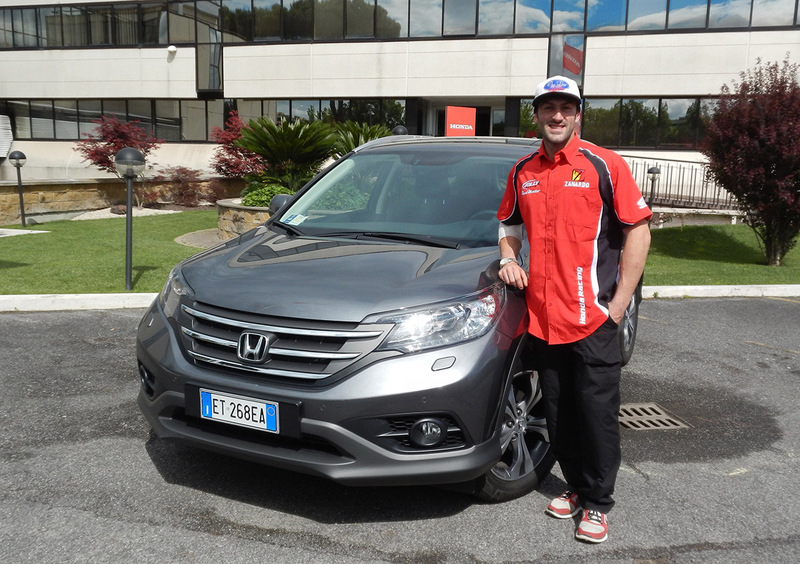 Salvini, Campione del Mondo Enduro, ritira la sua Honda CR-V 1.6 i-DTEC