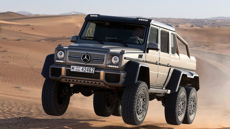 Mercedes G 63 AMG 6x6: arrivano i prezzi (e sono da capogiro)