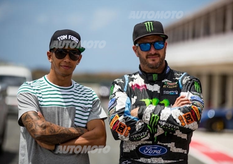 Rally di Monza 2014:  Lewis Hamilton torna a fare coppia con Ken Block!