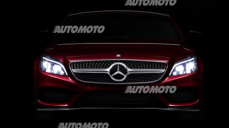 Mercedes-Benz CLS restyling: primi teaser ufficiali