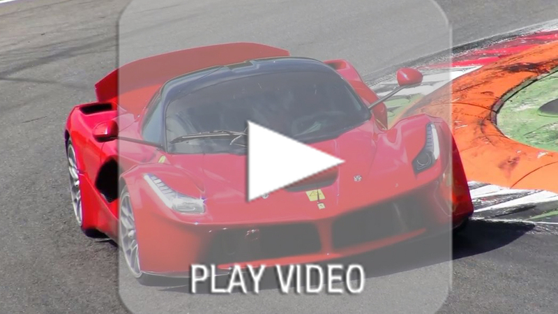 LaFerrari: la versione pi&ugrave; estrema filmata in collaudo a Monza