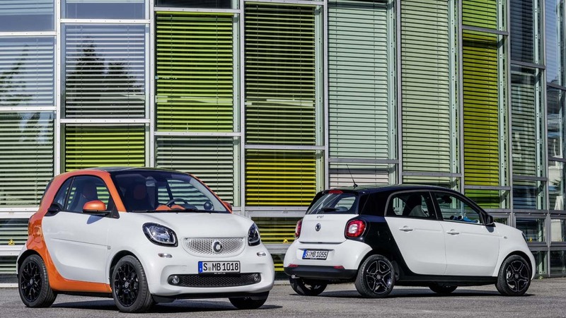 Nuove smart fortwo e forfour: tutti i dettagli da Berlino